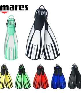 Mares四线金刚荧光色Avanti Quattro+潜水蛙鞋专业可调节弹簧脚蹼