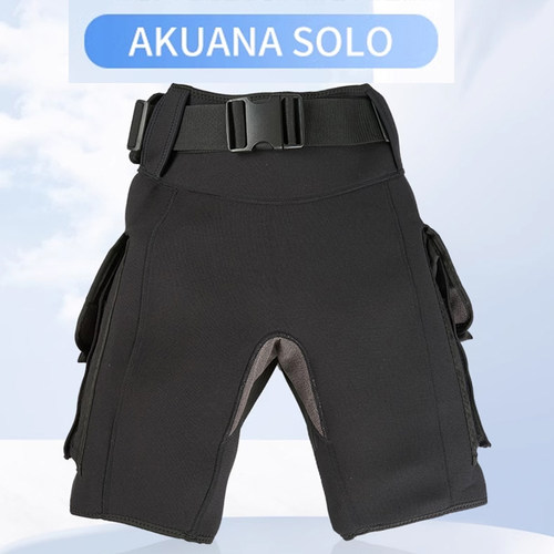 AKUANA技潜短裤Solo Short pockets带裤兜短裤技潜水肺潜水短裤