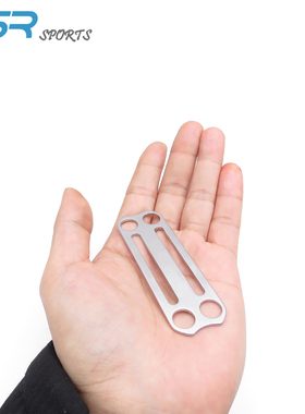 OSR潜水侧挂用四孔日字扣松紧绳固定器sidemount tri-glide