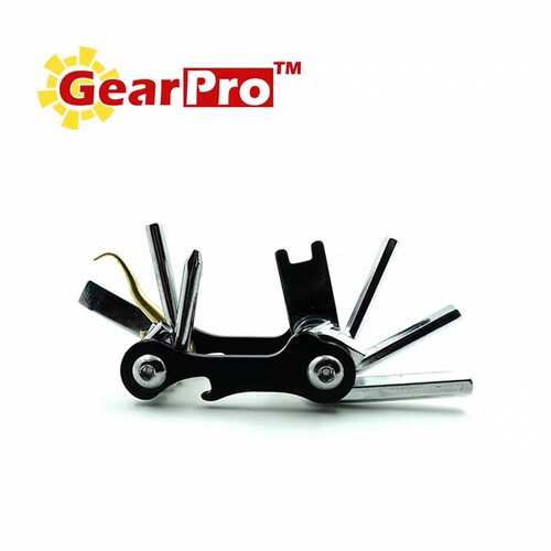 GearPro潜水工具组 迷你组合工具不锈钢便携多用途八合一