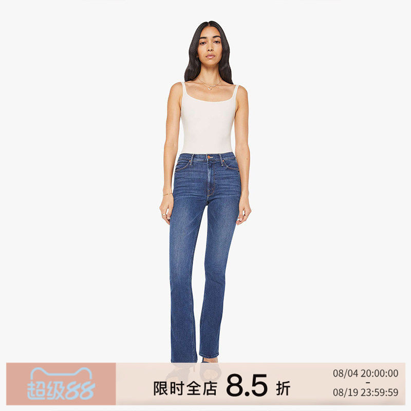 MOTHER全长微喇牛仔裤女