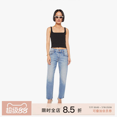 MOTHERDENIM女士直筒牛仔裤