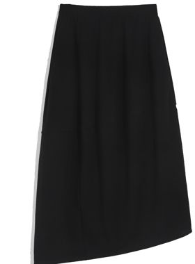 【安琪儿专享】醋酸不规则半裙  裙长88 YGSS236