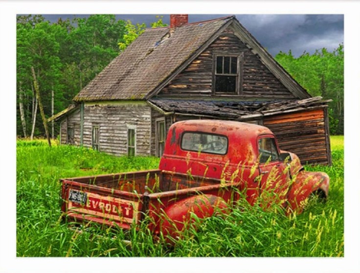 方钻农场红车钻石画35*45全新满钻带工具木屋风景装饰画手工贴画,居家布艺,钻石绣,淘宝优惠券,粉丝福利购,淘宝优惠卷