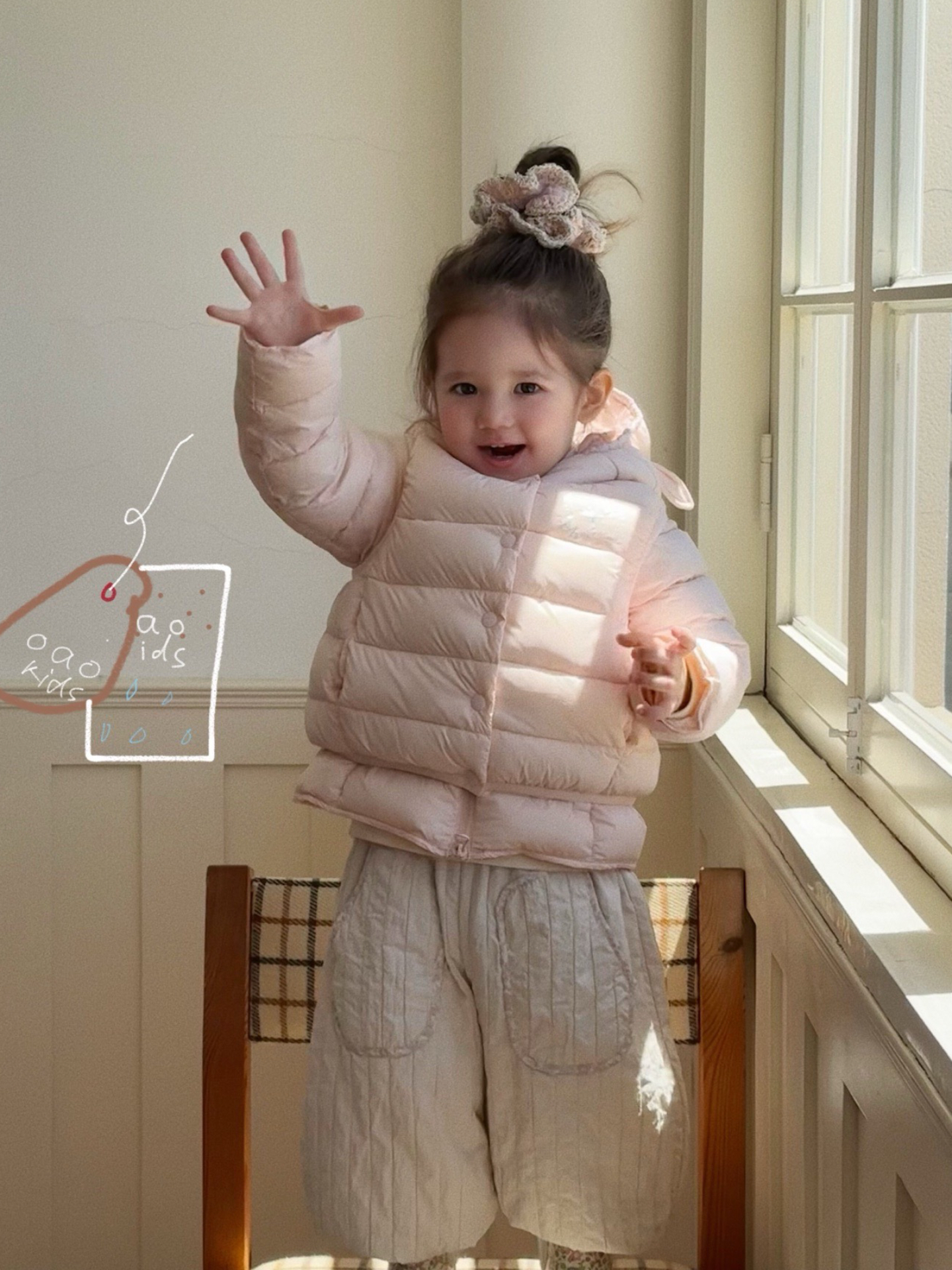 凡妈童装2025秋冬季新款女童小童轻薄羽绒服外套马甲两件套休闲裤