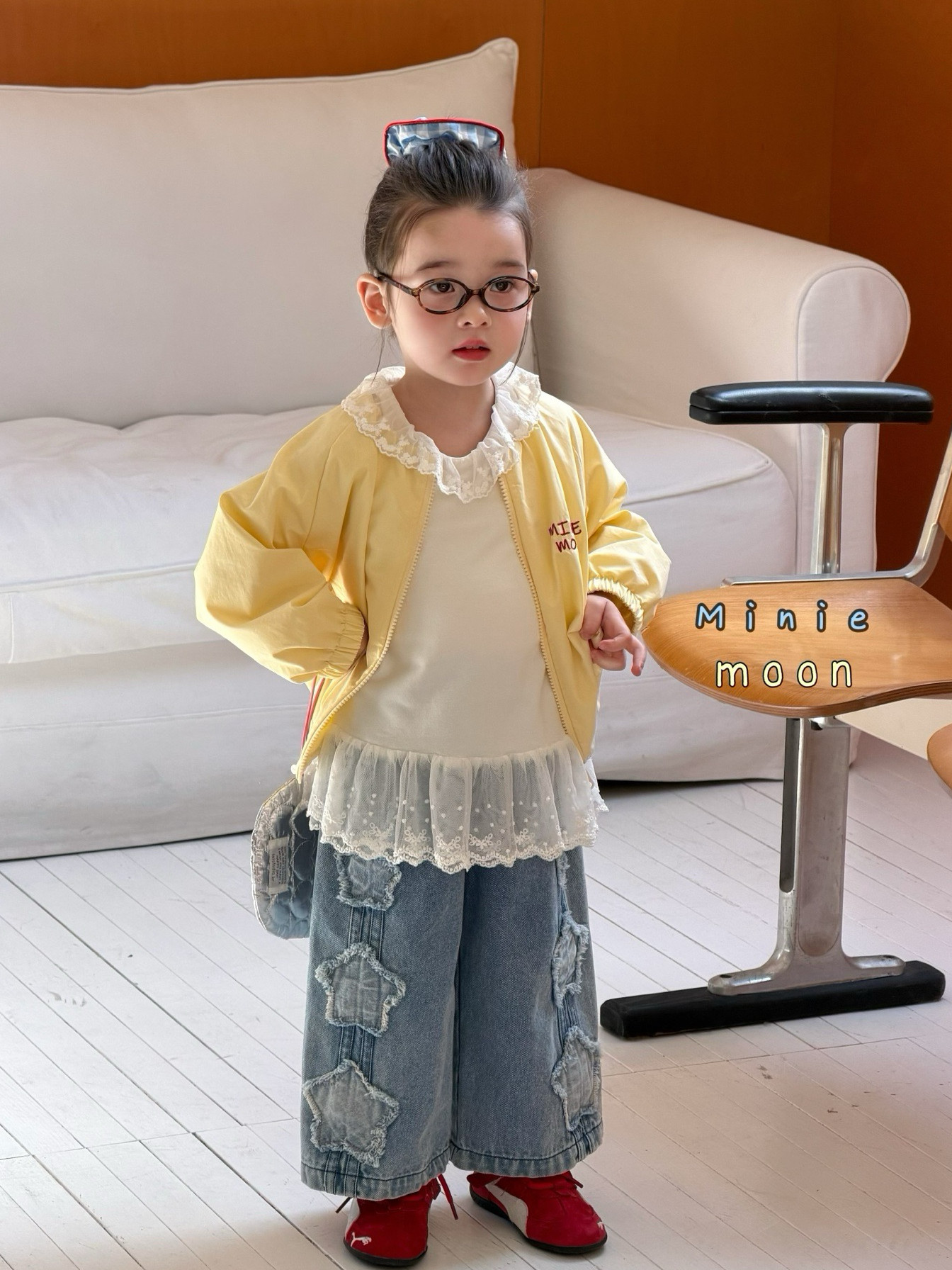 凡妈童装2026春季新款女童小童韩版休闲外套花边打底衫牛仔直筒裤,童装/婴儿装/亲子装,普通外套,淘宝优惠券,粉丝福利购,淘宝优惠卷