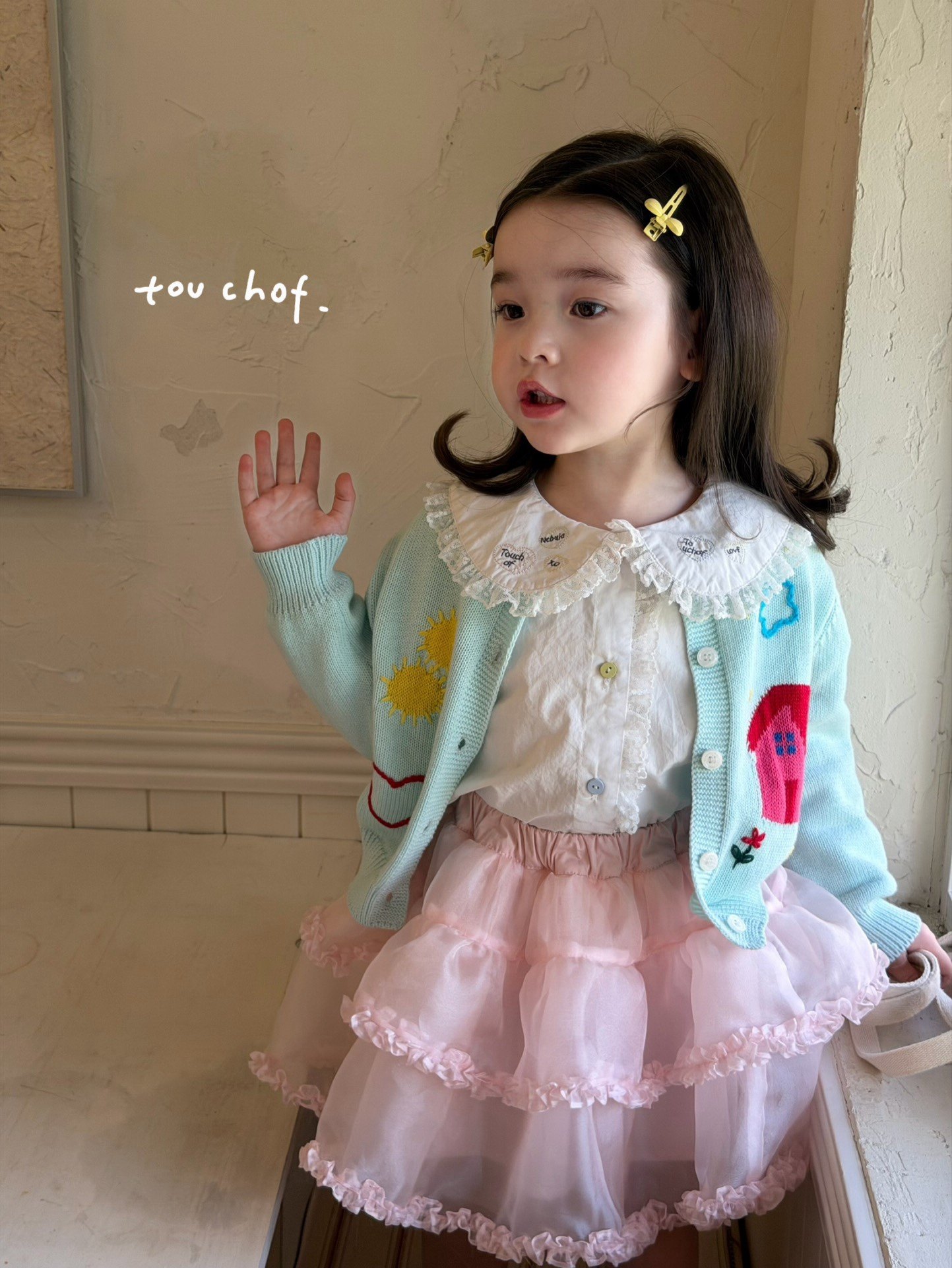 凡妈童装26春款女童小童韩版提花针织开衫外套娃娃领衬衫蛋糕纱裙,童装/婴儿装/亲子装,半身裙,淘宝优惠券,粉丝福利购,淘宝优惠卷