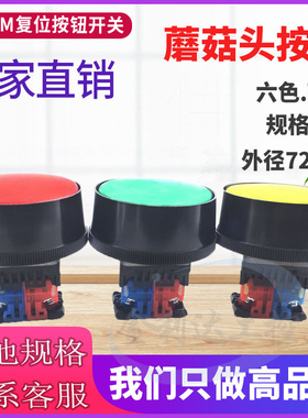 富士形AR30B2R-11G R Y B 10 01 冲床大头复位按钮开关蘑菇头72mm