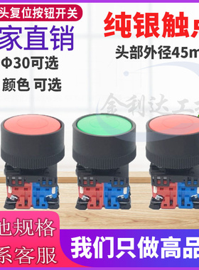 富士形AR22M3R AR30M3R-11G 10R 01Y蘑菇头点动 圆形复位按钮开关