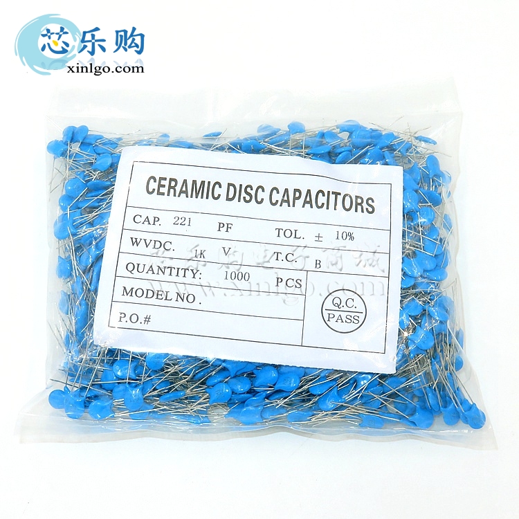 高压瓷片电容 100PF1000V 1KV 101 整包1000只20元