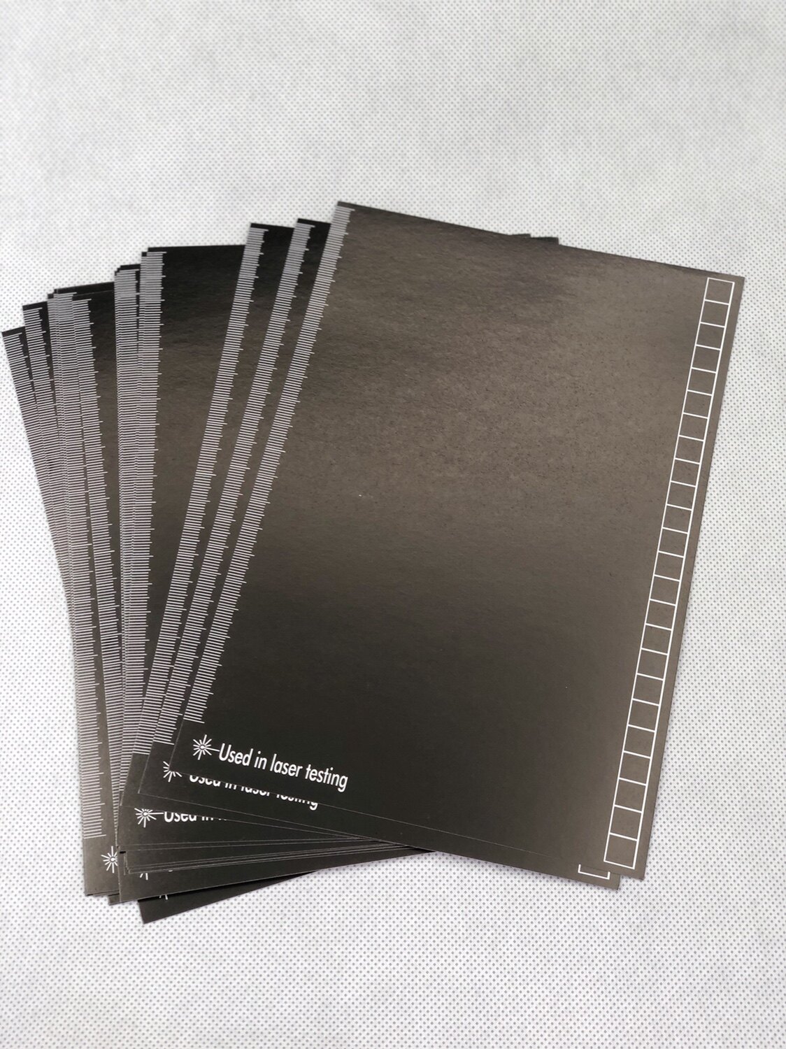 激光测试纸 美容仪器专业测试 皮秒测试纸 调光纸 激光打标相纸