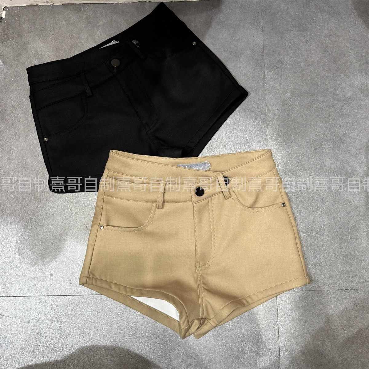 高腰显瘦休闲裤小个子紧身弹力