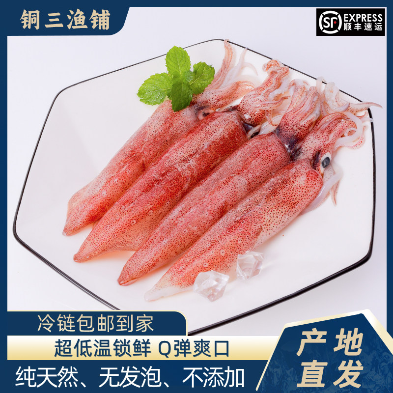 东山岛小管海兔子笔管鱼冷冻水产乌墨章鱼八爪鱼活冻海捕带膏满籽