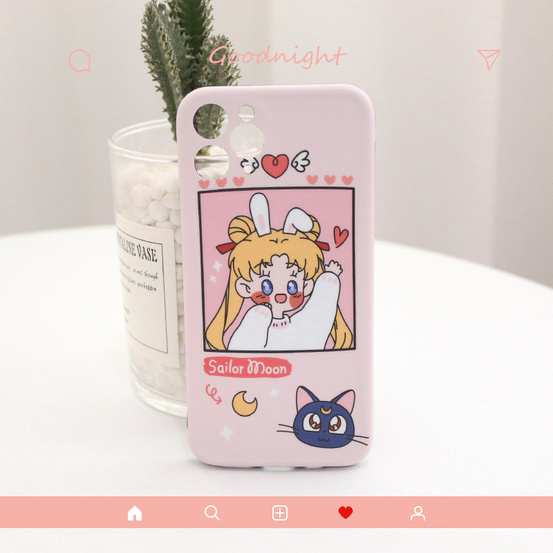 卡通可爱美少女战士iPhone11promax手机壳适用苹果xs/xr/se全包软