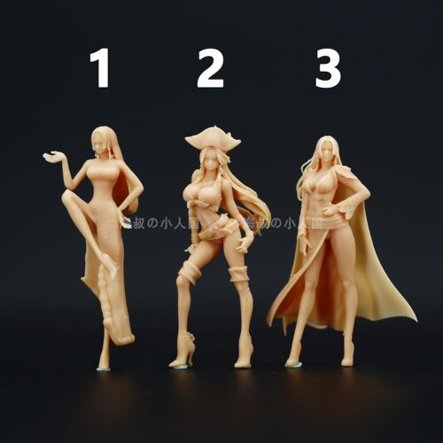 海贼王航海王女帝白模1/64人偶