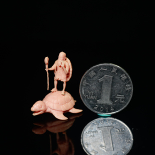 L094日本动漫七龙珠龟仙人武天老师模型1 64微缩创意景观沙盘小人