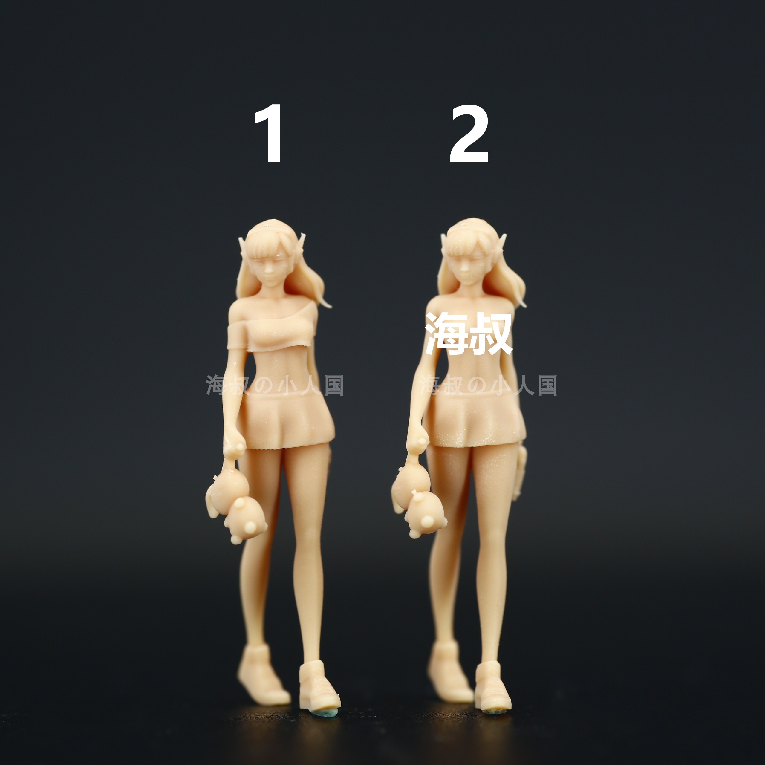 L365守望先锋美女1:64人偶模型手办1:43微缩沙盘树脂小人