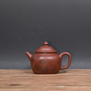 汲小宁全手原矿紫泥260cc孟臣汉钟壶宜兴紫砂壶 汲氏陶艺汲老推荐