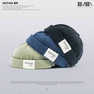 帽子男秋季女韩版潮瓜皮帽时尚潮帽地主帽痞子帽嘻哈帽百搭休闲