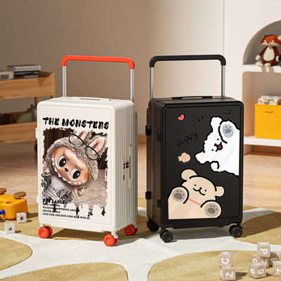 2025新款行李箱男学生个性涂鸦26寸超大容量宽拉杆旅行密码箱女