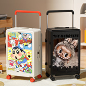 2025新款 箱22寸结实耐用宽拉杆旅行箱学生 行李箱女卡通印花密码