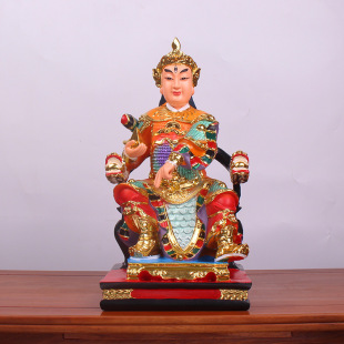华光大帝神像五显灵官大帝马元帅马王爷三眼战神家用保家供奉摆件