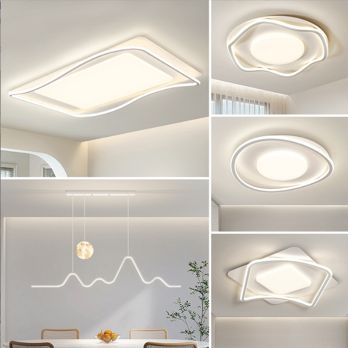 110V220V客厅灯 现代简约2023年新款主灯卧室护眼led吸顶台湾灯具