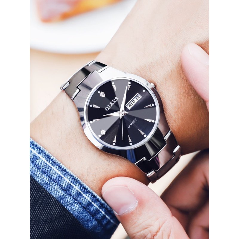 男士钨钢手表男款机械表正品牌商