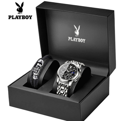 正品花花公子品牌手表男士全自动