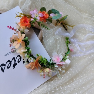 送老师礼物 花环头饰清新花冠走秀舞会头花毕业季 2026新款 韩式