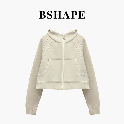 连帽上衣跑步运动外穿女高颜值修身3387