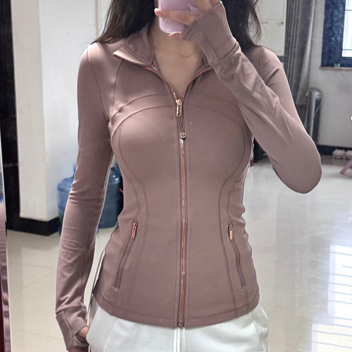 同款瑜伽服女Defina金标运动夹克磨毛防晒衣健身外套2265