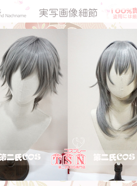 【第二氏】崩坏 星穹铁道 男主女主 灰色短发开拓者COS假发 M61