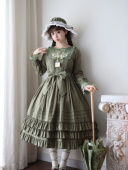 预售定金 刺绣全棉连衣裙Lolita洋装 草莓巫女 少女奈莉2.0