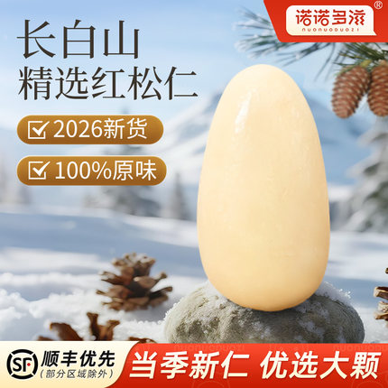 东北松子仁2026新货官方舰旗店正品非特级特大原味坚果松仁粒去壳