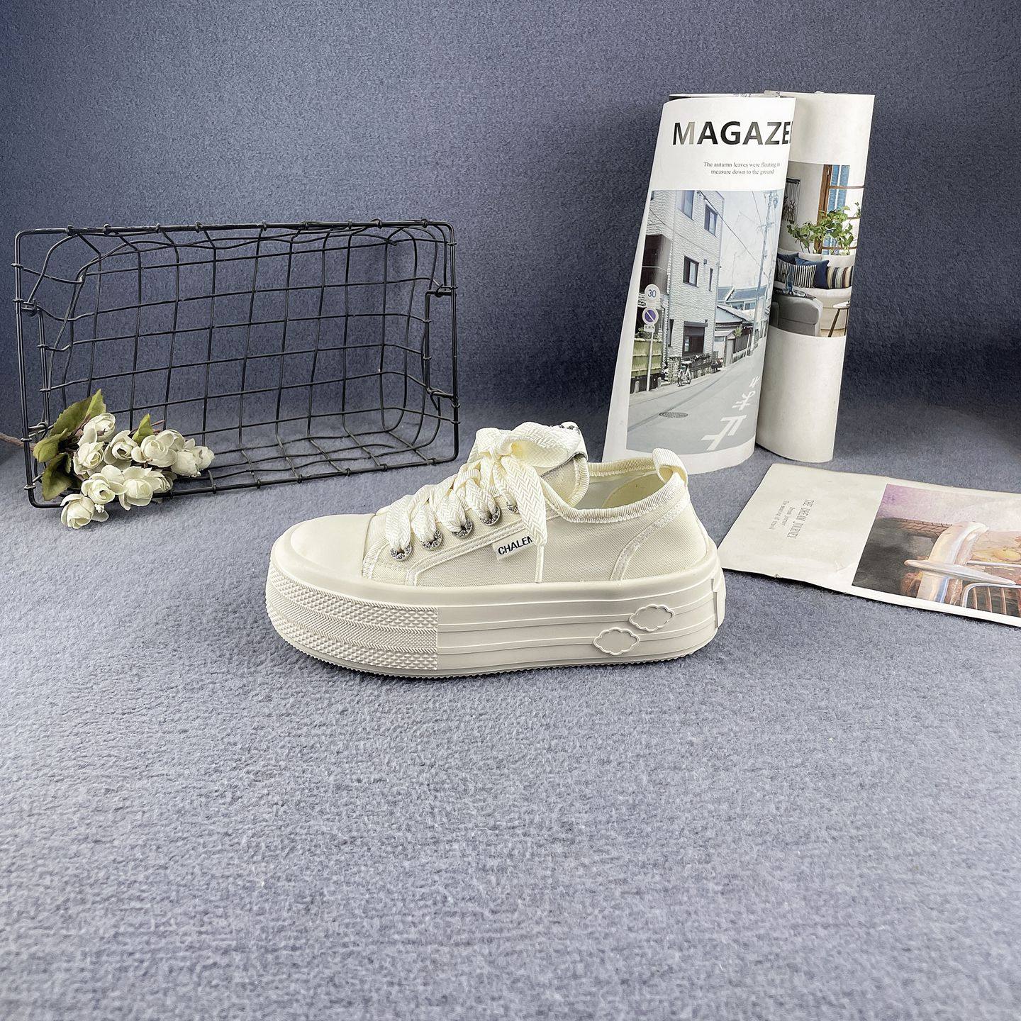 专柜断码夏季新款单网透气轻便增高厚底水钻圆头系带休闲小白鞋女,女鞋,休闲板鞋,淘宝优惠券,粉丝福利购,淘宝优惠卷