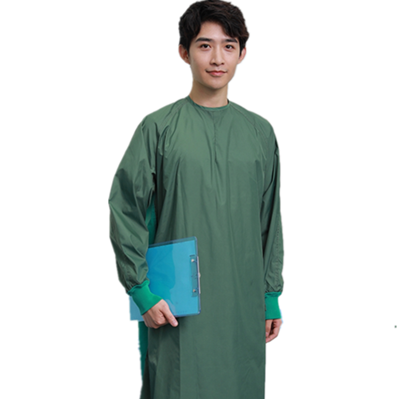 雅姿洁手术服涮手衣大褂医生护士工作服ICU防护绿色洗手衣套装蓝
