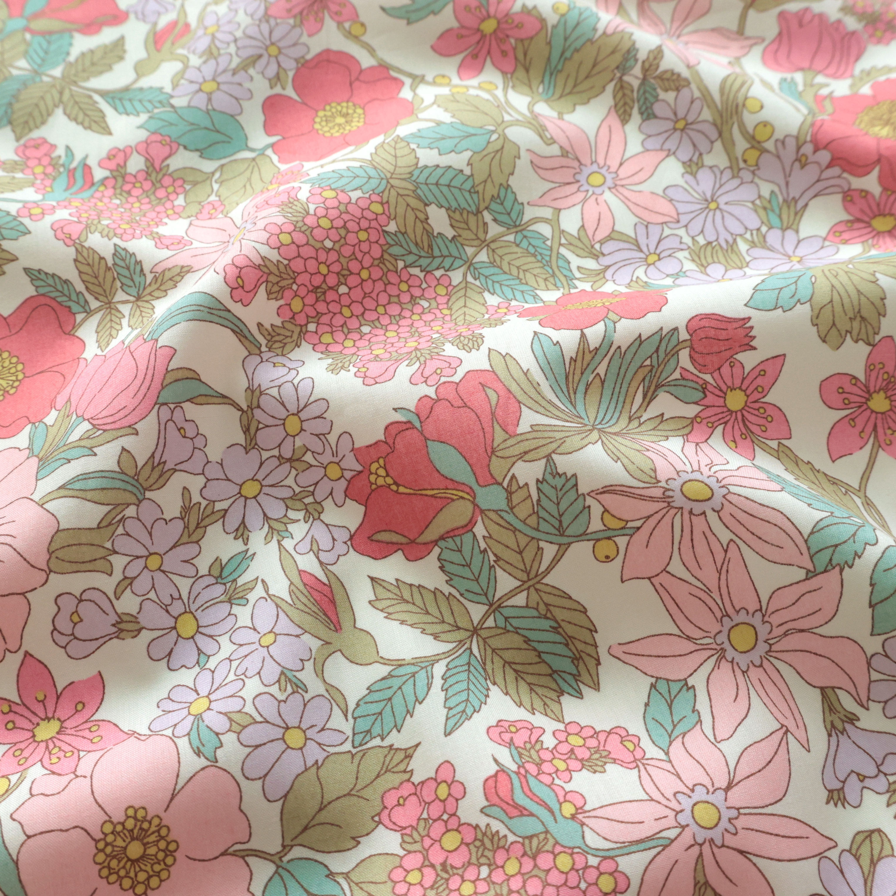 英国正品liberty面料100支lawn长纤棉软手工服装布克拉拉贝尔粉色,居家布艺,海绵垫/布料/面料/手工diy,淘宝优惠券,粉丝福利购,淘宝优惠卷