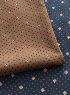 日本进口北高21W灯芯绒面料纯棉手工diy抱枕家居用品布艺森点绣语