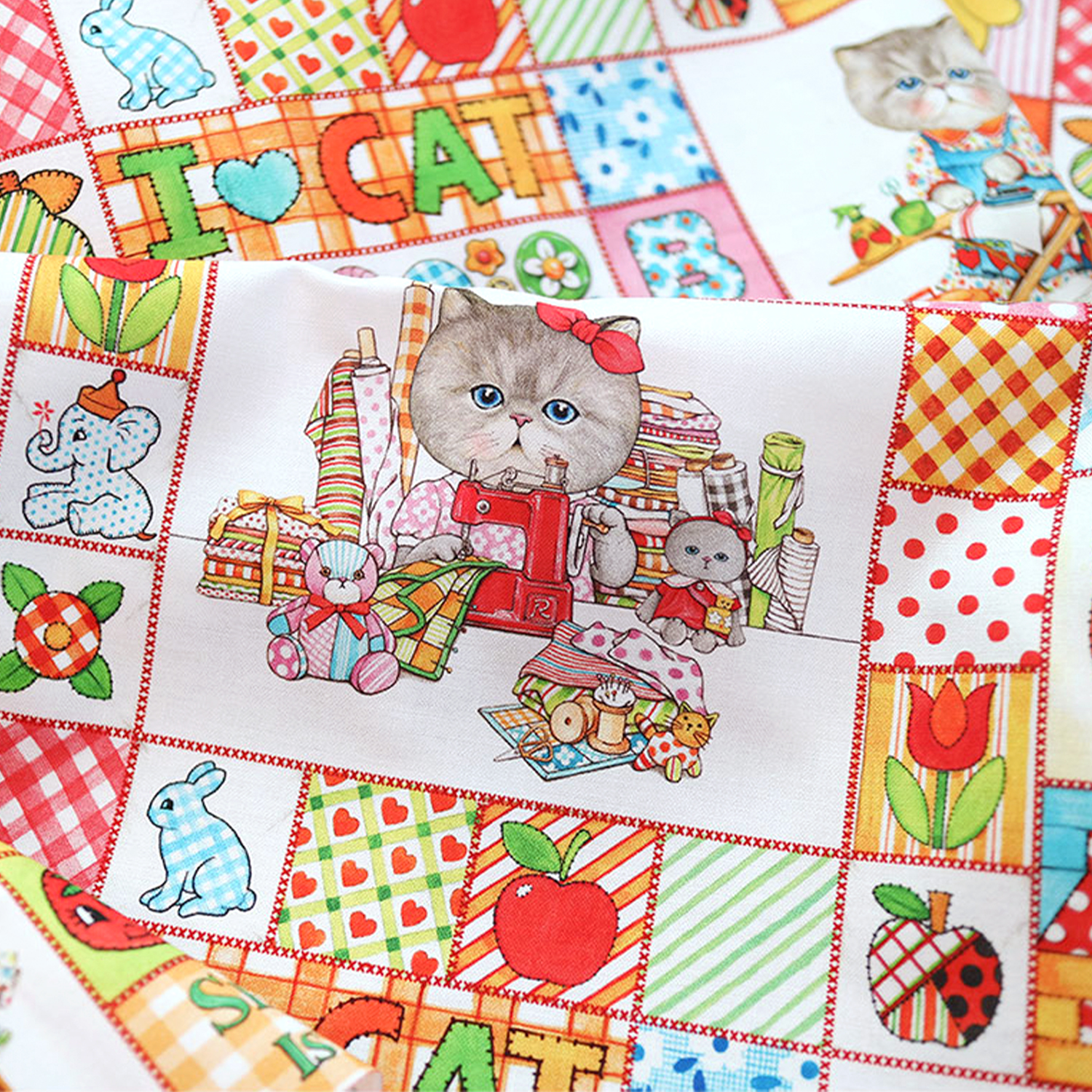 韩国进口猫叔叔20支纯棉面料