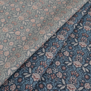 日本进口布料cosmo纯棉20支平纹棉手工服装 裙上衣DIY印染花绘纪事