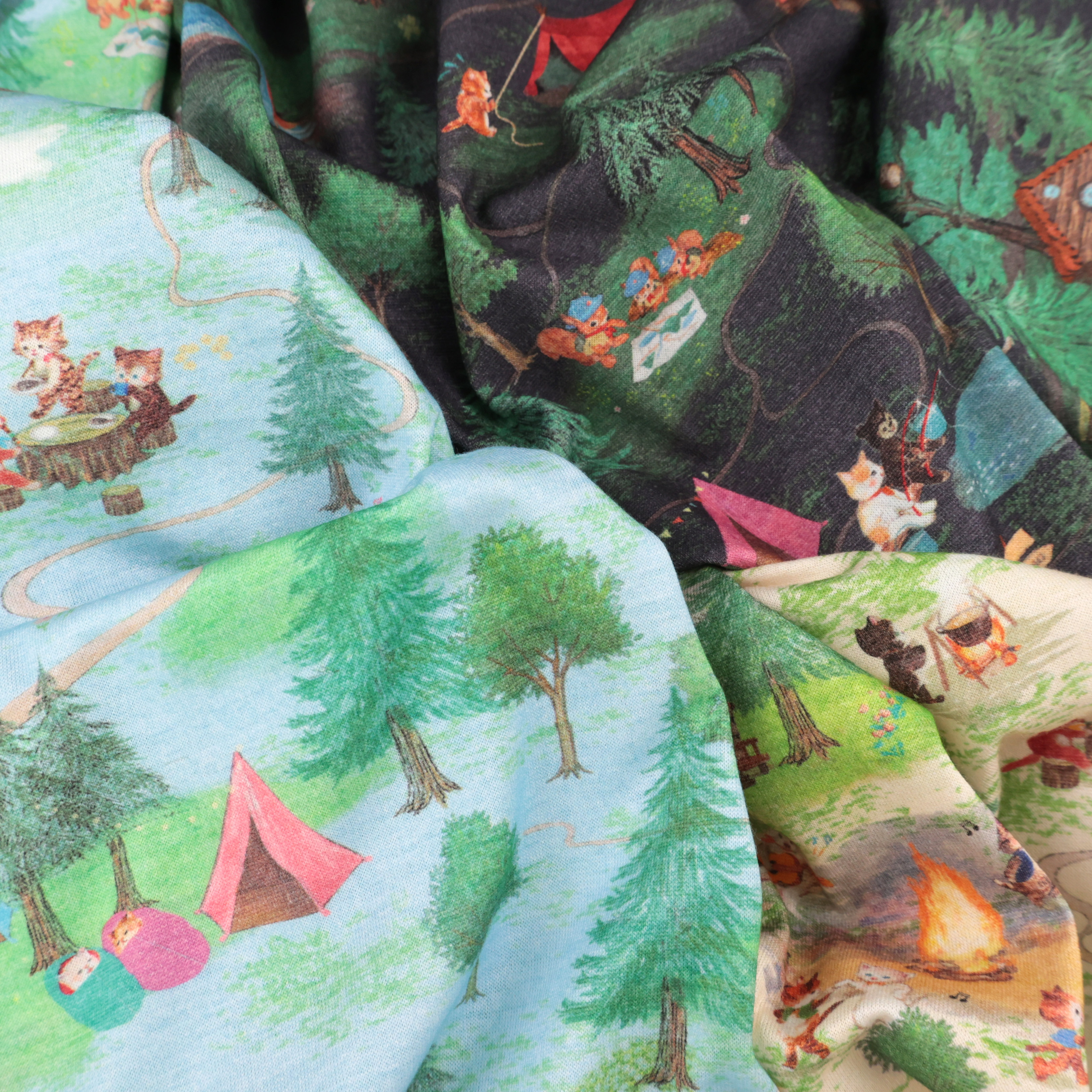 松浦柔软针织棉卡通手工服装裙子