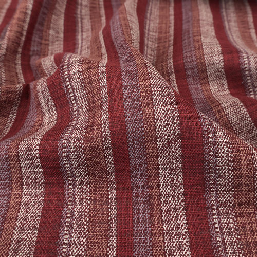 日本进口布料seven40支纯棉面料布料服装布手工古法印染古法条纹