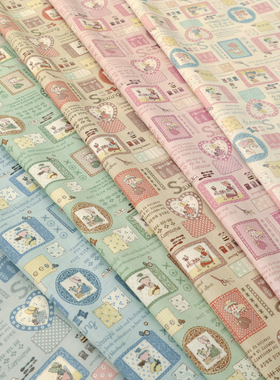 日本进口20支纯棉面料ALTO舒适柔软手工服装装饰布苏姑娘缝纫日记