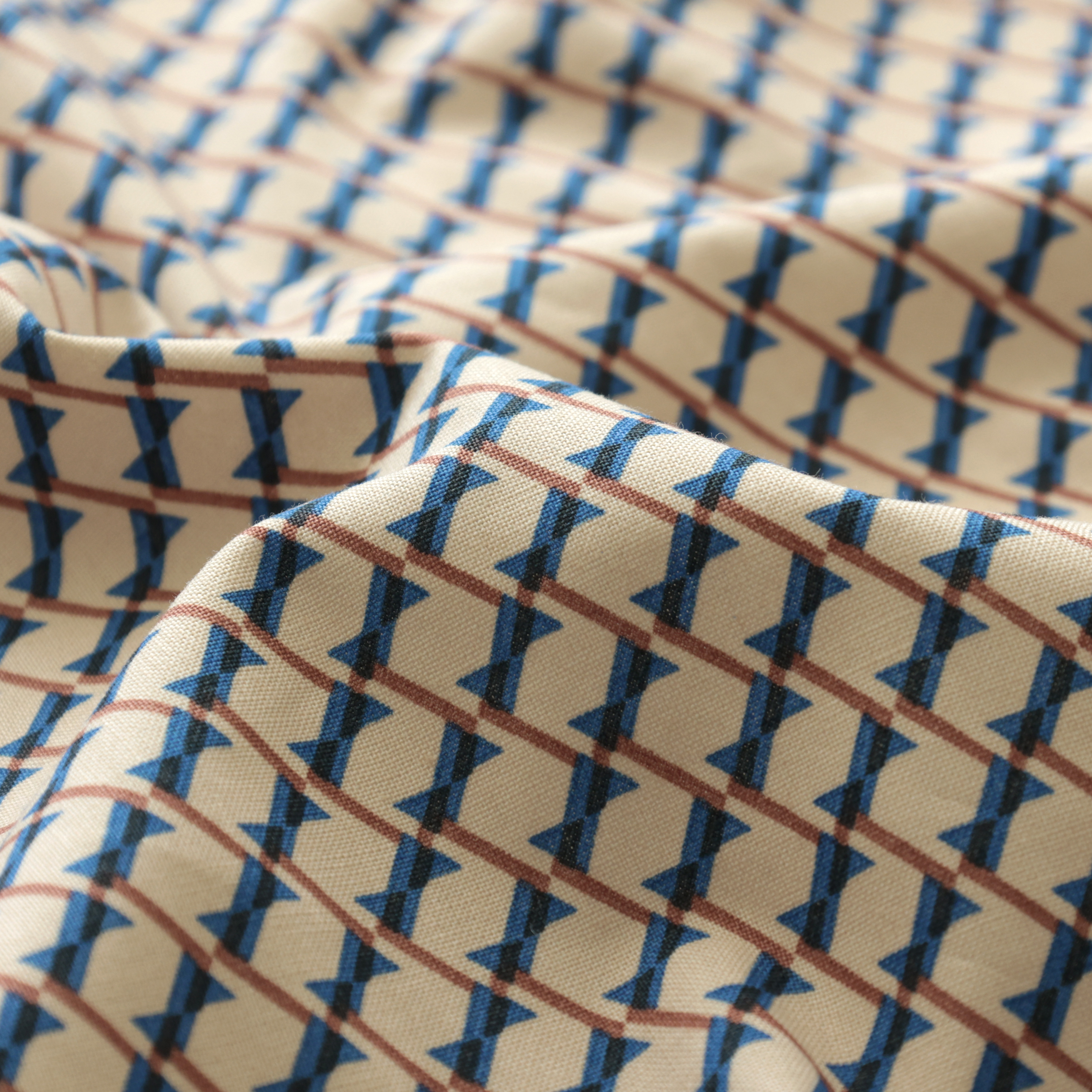 韩国进口20支纯棉服装简约布艺