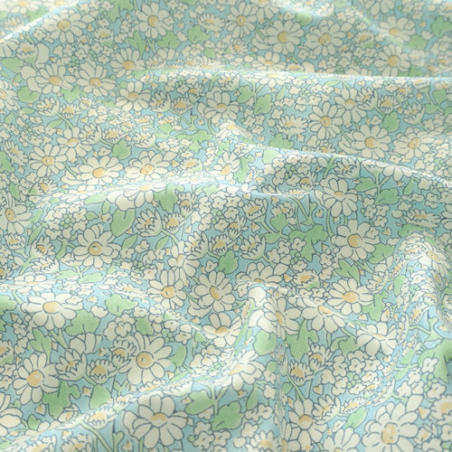 英国正品纯棉布料精美印花连衣裙