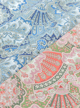 英国正品liberty面料100支lawn长纤棉手工舒适上衣服装布百货公司