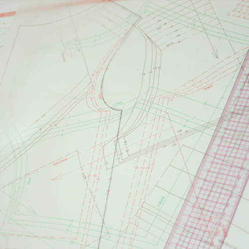 包邮进口服装原型模具批量打版纸PCV绘图纸制板硬塑料描图45*60cm