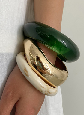 树脂手镯组合女士手环套装混搭