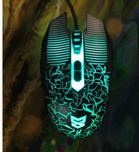 森松尼S-M13牧马人荣耀版宏定义发光电竞游戏鼠标 lol CF游戏鼠标